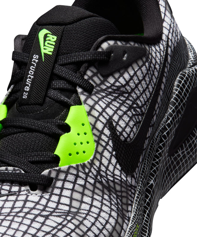 Nike Mens Structure 26 - White/Black/Volt