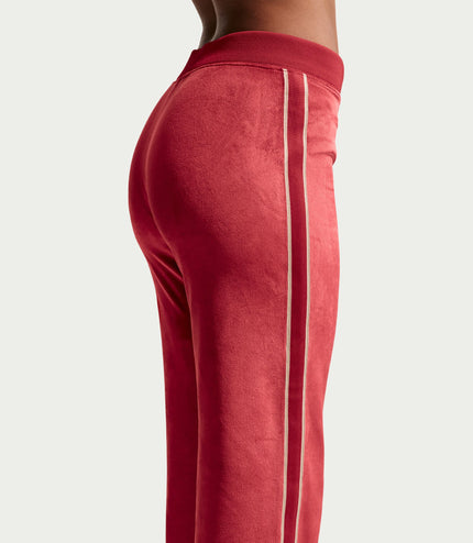 Nike Womens Velour Pants - Crimson