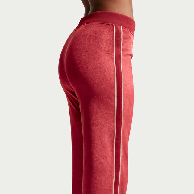 Nike Womens Velour Pants - Crimson