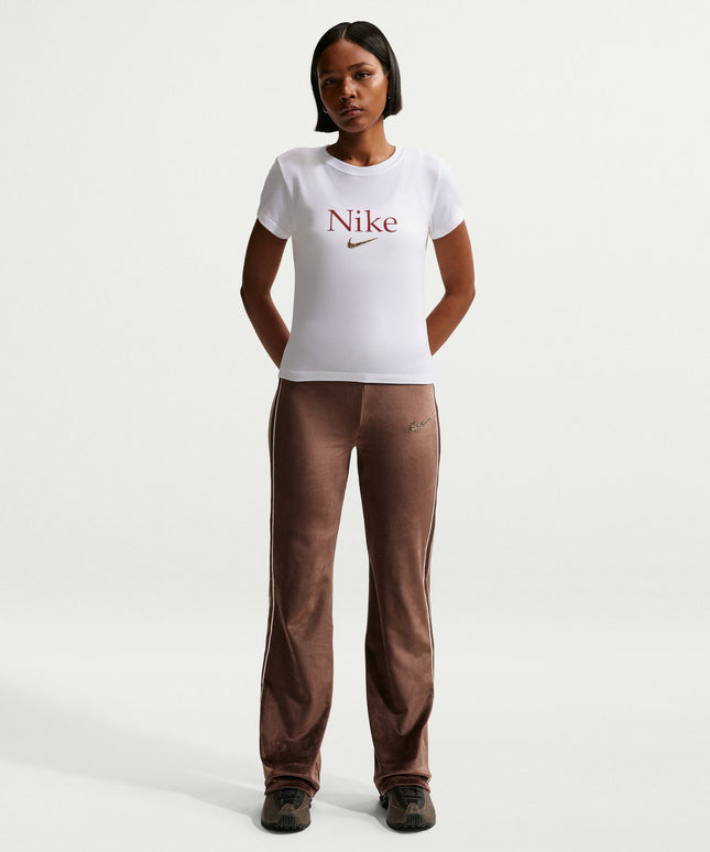 Nike Womens Cropped Tee - White