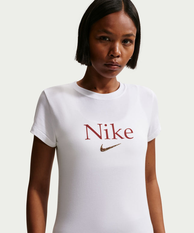 Nike Womens Cropped Tee - White