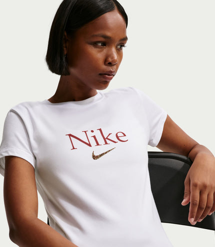 Nike Womens Cropped Tee - White