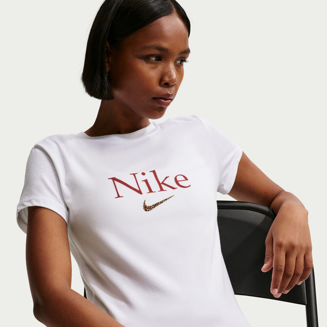 Nike Womens Cropped Tee - White