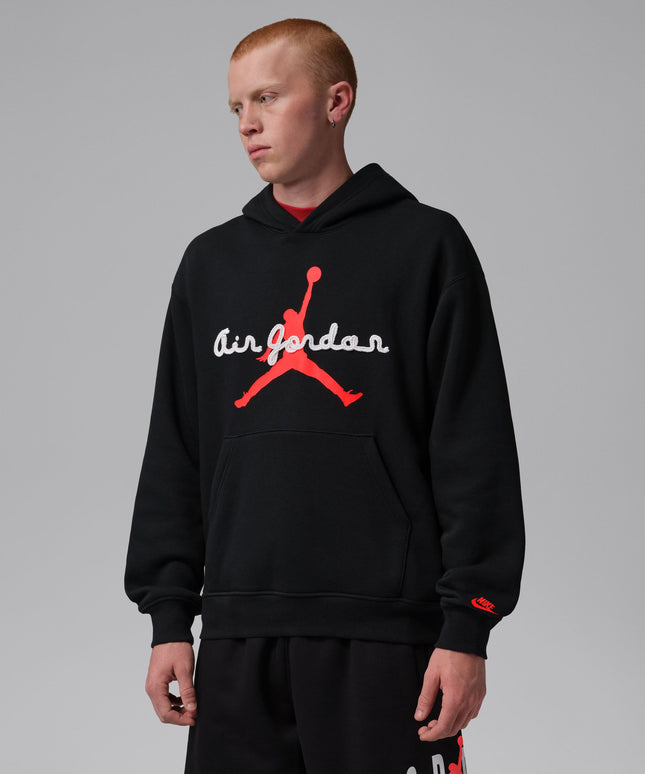 Air Jordan Mens Brooklyn Fleece Pullover Hoodie - Black
