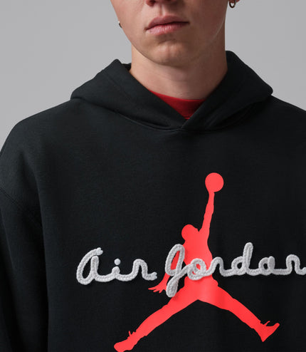 Air Jordan Mens Brooklyn Fleece Pullover Hoodie - Black