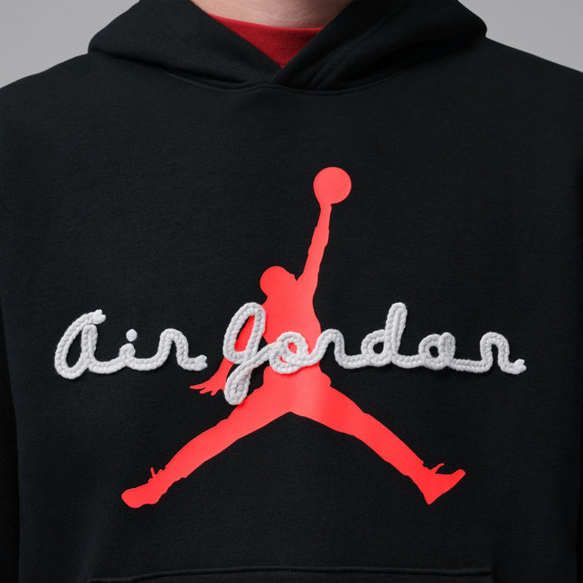 Air Jordan Mens Brooklyn Fleece Pullover Hoodie - Black
