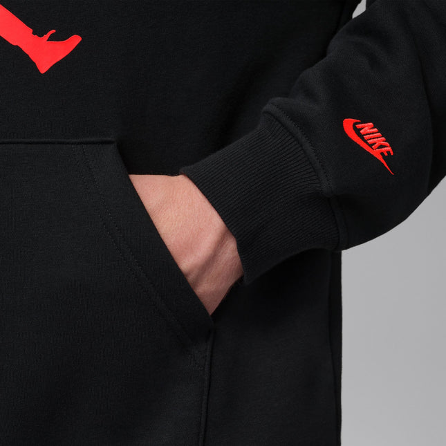 Air Jordan Mens Brooklyn Fleece Pullover Hoodie - Black