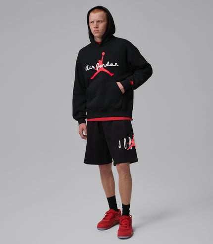 Air Jordan Mens Brooklyn Fleece Pullover Hoodie - Black