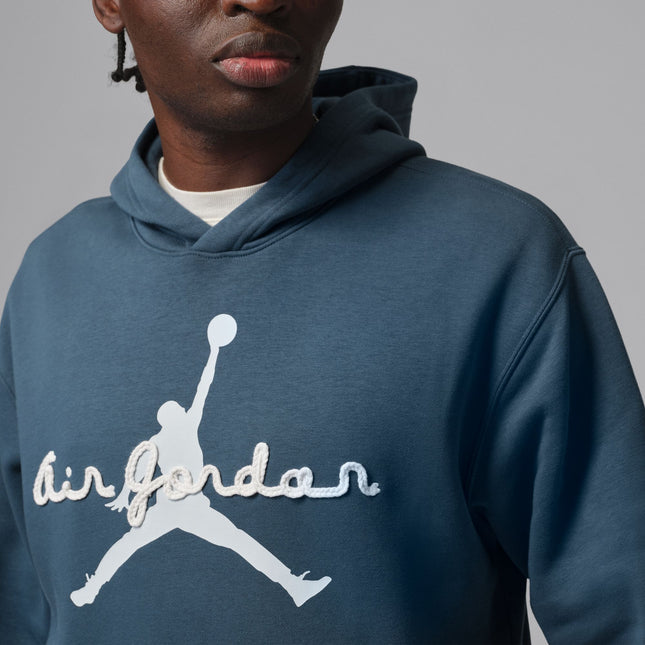 Air Jordan Mens Brooklyn Fleece Pullover Hoodie - Squadron Blue