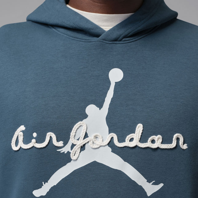 Air Jordan Mens Brooklyn Fleece Pullover Hoodie - Squadron Blue