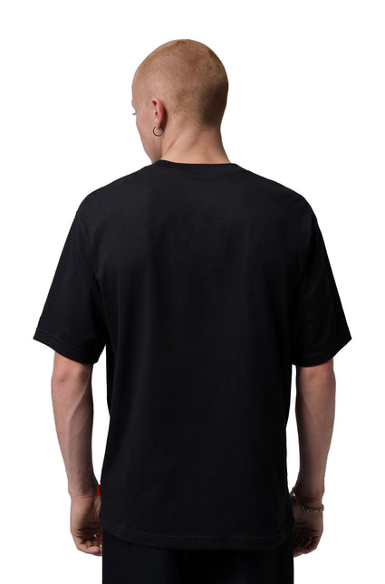 Air Jordan Mens Air Tee - Black/Yellow/Infrared