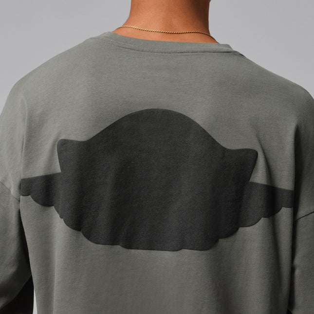 Air Jordan Mens Wings Long Sleeve - River Rock
