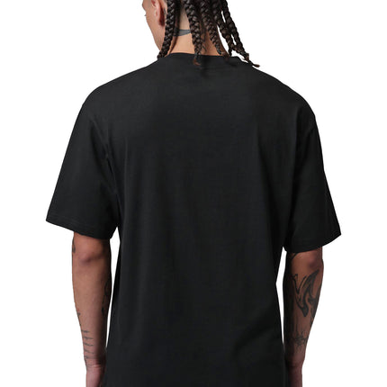 Air Jordan Mens World Best Tee - Black/University Red