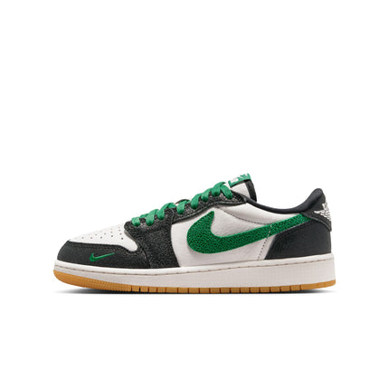 Air Jordan Big Kids 1 Retro Low OG - Pine Green
