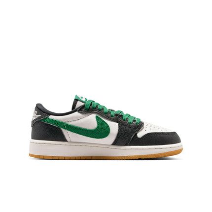 Air Jordan Big Kids 1 Retro Low OG - Pine Green