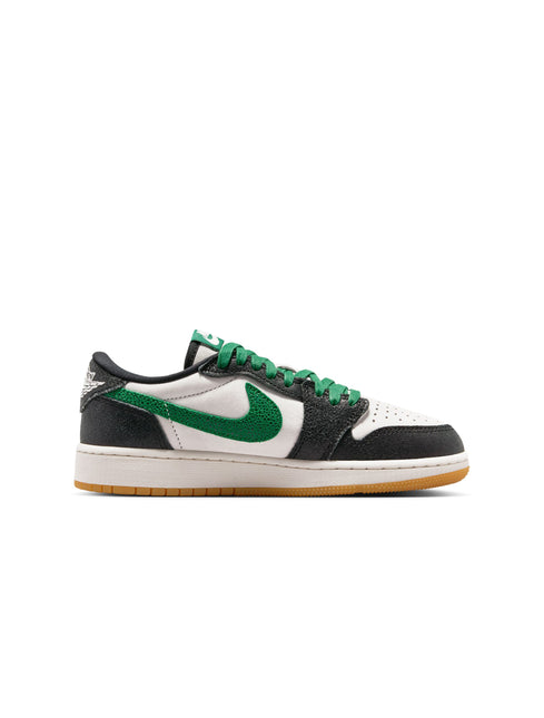 Air Jordan Big Kids 1 Retro Low OG - Pine Green