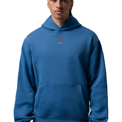 Air Jordan Mens Brooklyn Hoodie - Blue/Red