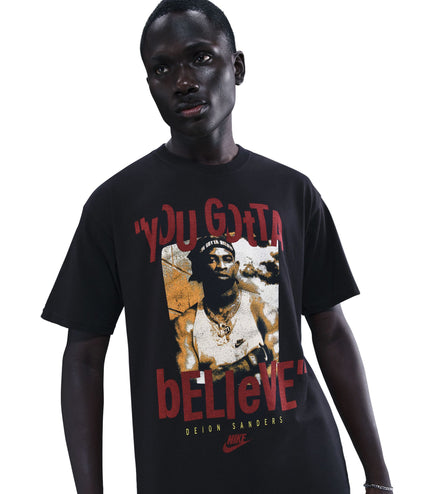 Nike Mens Deion Sanders Believe Tee - Black