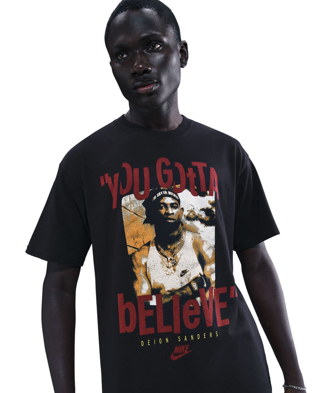 Nike Mens Deion Sanders Believe Tee - Black