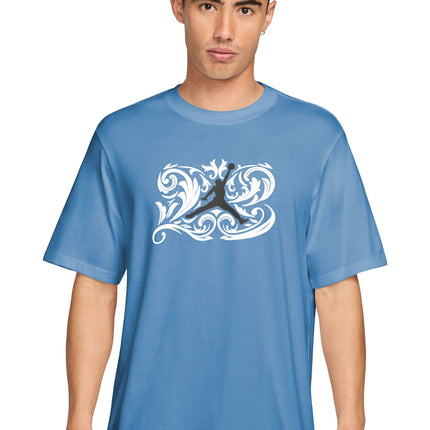 Air Jordan Mens Sport Tee - Blue Beyond
