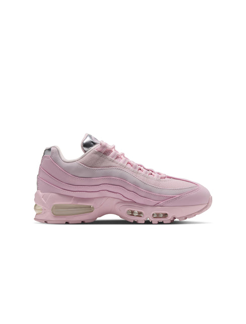 A light pink Nike Air Max 95 sneaker shown from the side profile against a solid white background.