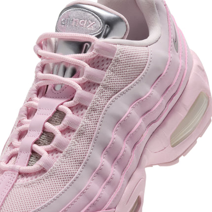 Nike Womens Air Max 95 Big Bubble Chrome - Pink Foam