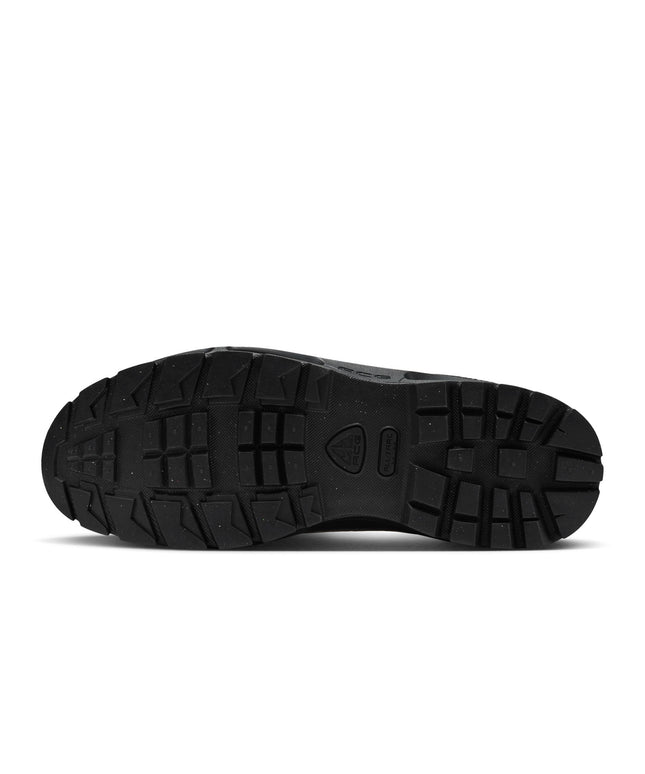 Black sole of a sneaker on a white background