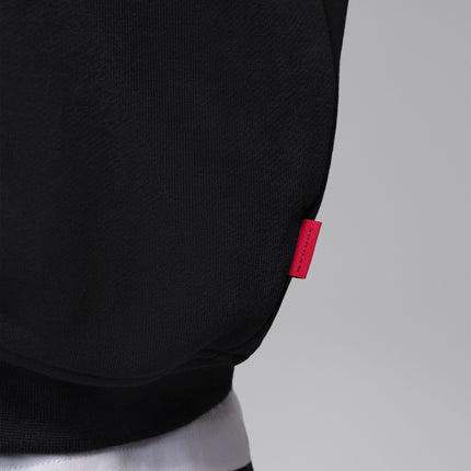 Air Jordan Mens 1/4 Zip Oversized Top - Black