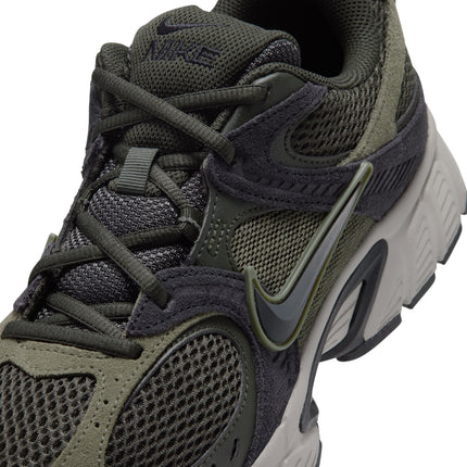 Nike V5 RNR sneaker in sequoia and off noir with mixed mesh and suede overlays and a sculpted light grey midsole.