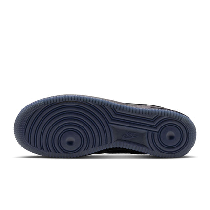 Nike Air Force 1 '07 Scream men's sneaker rubber outsole featuring a classic dark blue circular traction pattern.