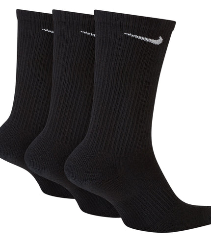 Nike Everyday Plus Cushioned Crew Socks 3-Pack - Black