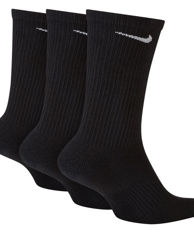 Nike Everyday Plus Cushioned Crew Socks 3-Pack - Black