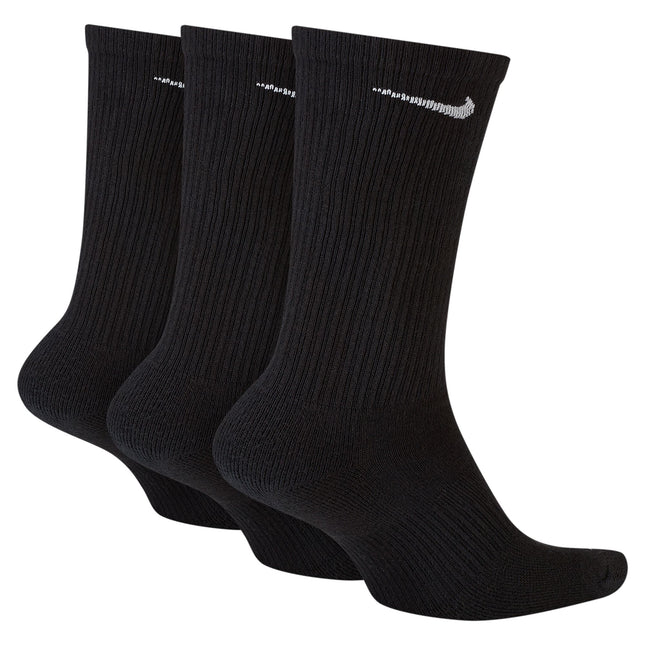 Nike Everyday Plus Cushioned Crew Socks 3-Pack - Black