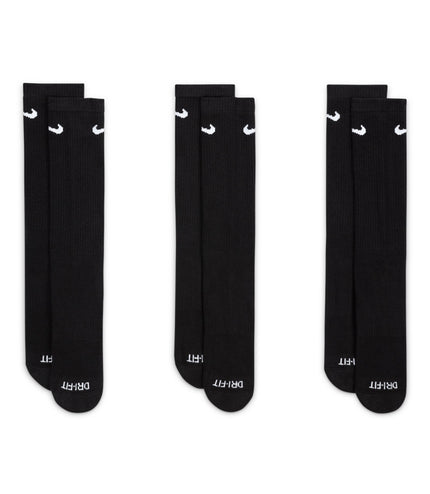 Nike Everyday Plus Cushioned Crew Socks 3-Pack - Black