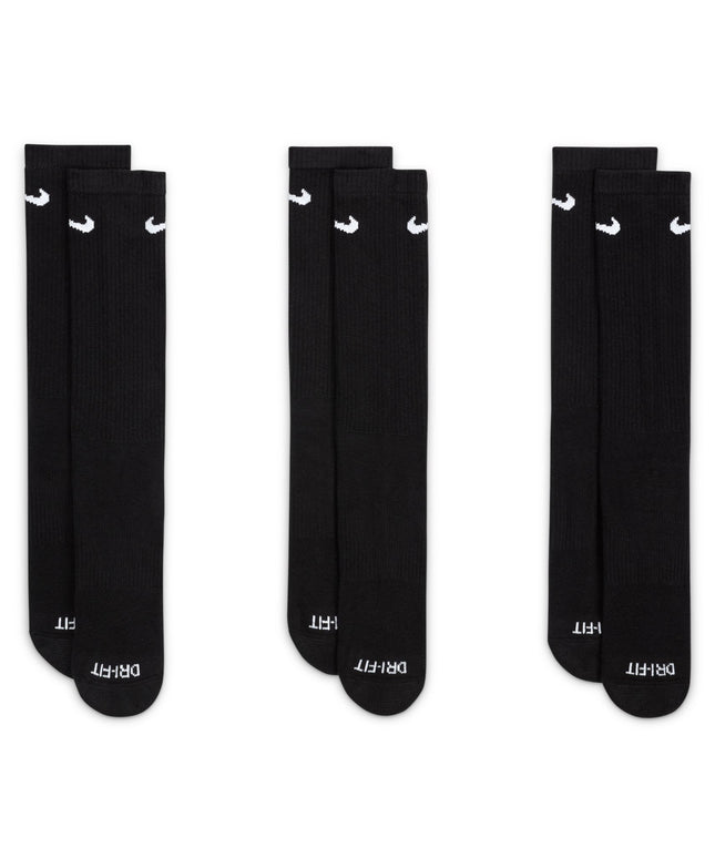 Nike Everyday Plus Cushioned Crew Socks 3-Pack - Black