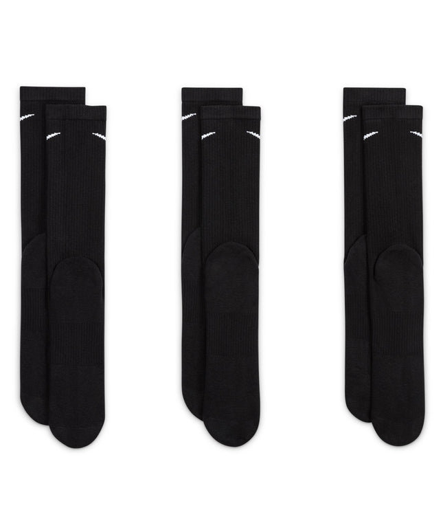 Nike Everyday Plus Cushioned Crew Socks 3-Pack - Black