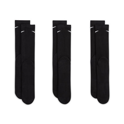Nike 3-Pack Everyday Plus Cushioned - Black