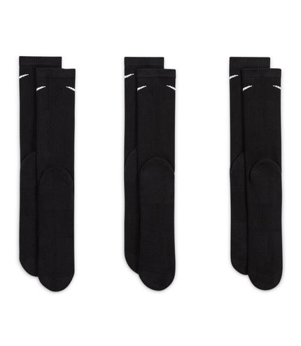 Nike 3-Pack Everyday Plus Cushioned - Black