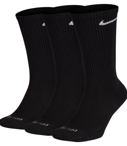 Nike Everyday Plus Cushioned Crew Socks 3-Pack - Black