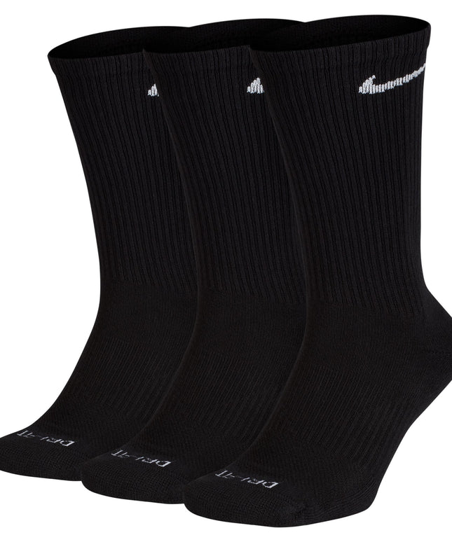 Nike Everyday Plus Cushioned Crew Socks 3-Pack - Black
