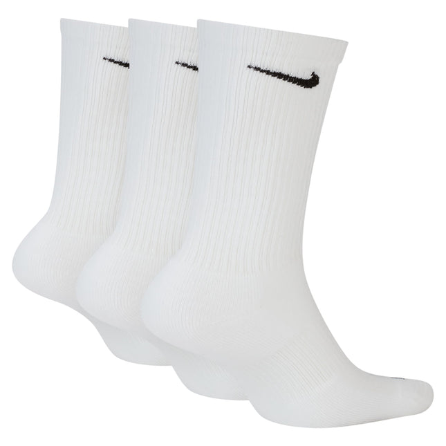 Nike Adult 3-Pack Everyday Plus Cushioned - White