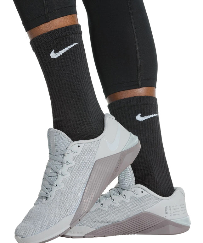 Nike Dri-Fit 6-Pack Cushioned Crew Socks - Black
