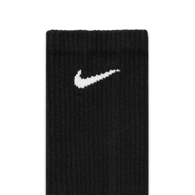 Nike Dri-Fit 6-Pack Cushioned Crew Socks - Black