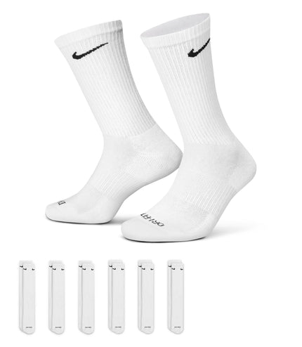 Nike Dri-Fit 6-Pack Cushioned Crew Socks