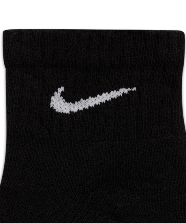 Nike Mens Everyday Cushioned 6-Pack Ankle Socks - Black
