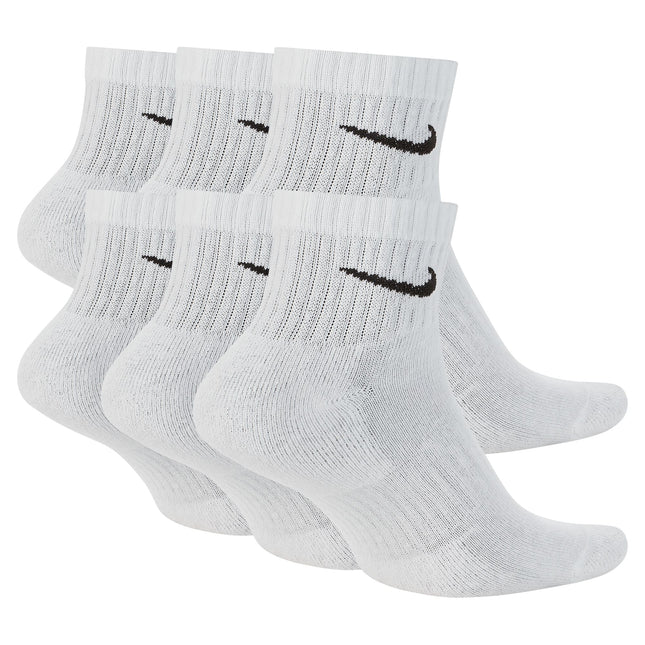 Nike Men's Everyday Cushioned 6-Pack Ankle Socks - White