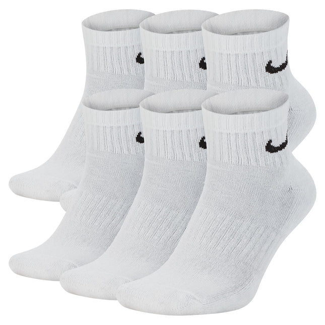 Nike Men's Everyday Cushioned 6-Pack Ankle Socks - White