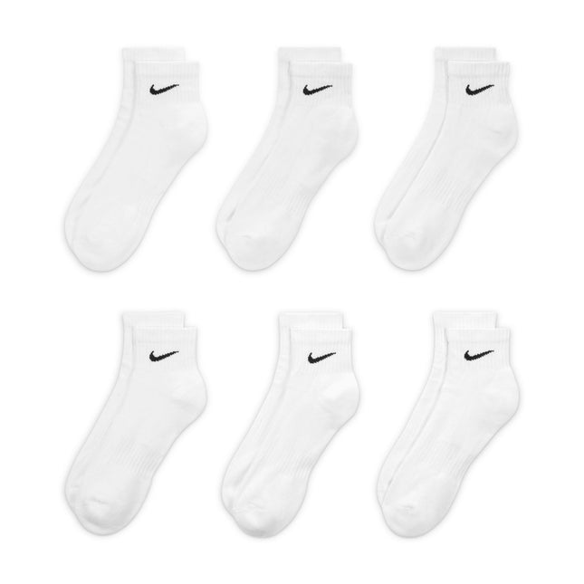 Nike Men's Everyday Cushioned 6-Pack Ankle Socks - White