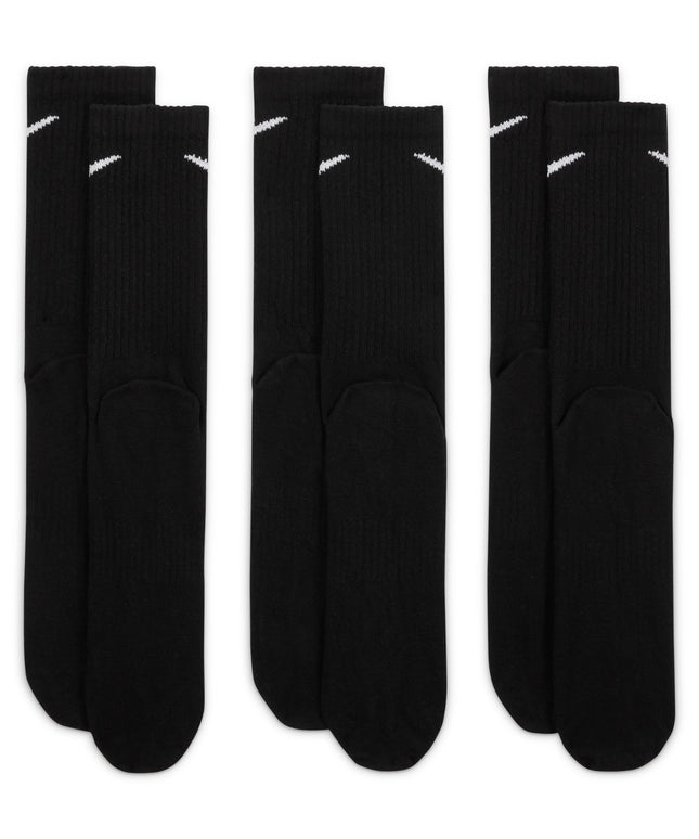 Nike Everyday Lightweight Crew Socks 3-Pack - Black