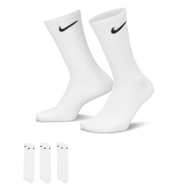 Nike Everyday Lightweight Crew Socks 3-Pack - White